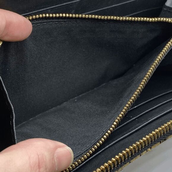 Authentic Jimmy Choo Snake Print Leather Long Zip Around Wallet / Clutch - Picture 7 of 11